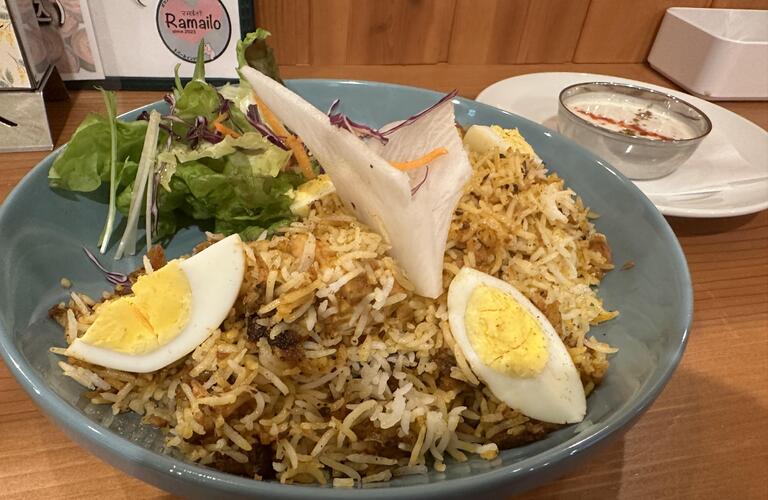 ランチにぴったりな、贅沢なビリヤニで至福の時間を－Ramailo
