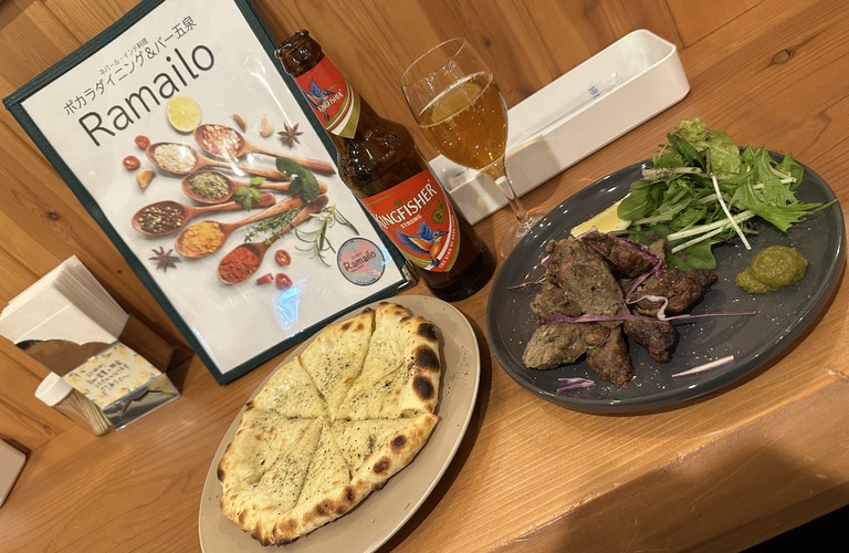 五泉の隠れ家的カレーレストランで飲み会を楽しもう！